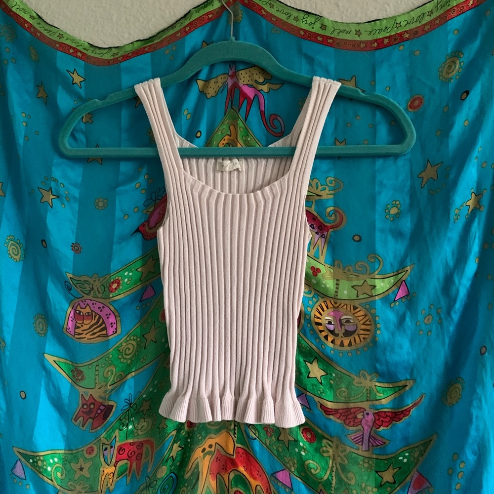 Cute ribbed tank!